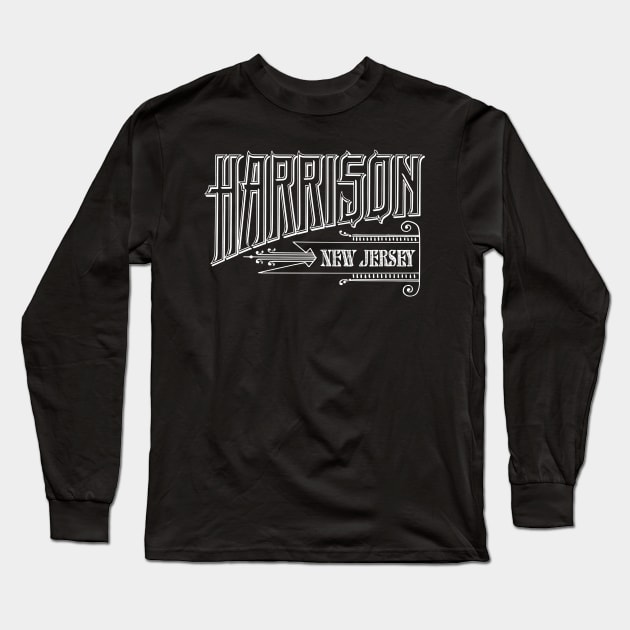 Vintage Harrison, NJ Long Sleeve T-Shirt by DonDota